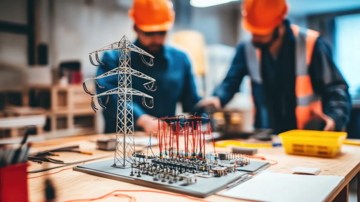 Workers with Equipment